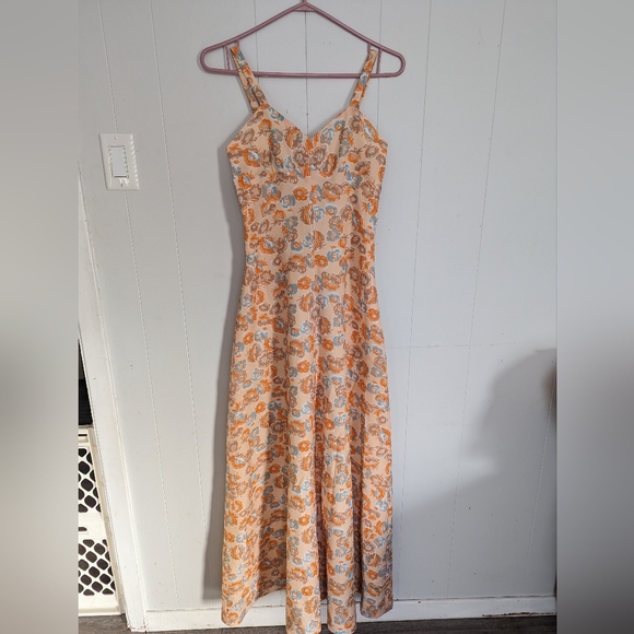70s Maxi Dress & Bolero - Picture 3 of 6